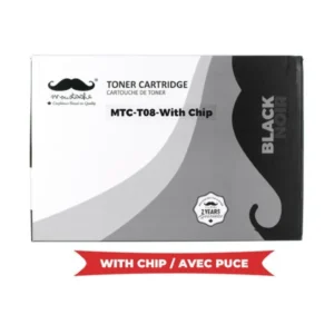 Moustache Compatible Canon T08 3010C005AA Black Toner Cartridge w/Chip