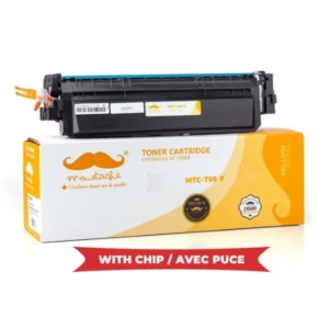 Moustache Compatible Canon T09 3017C005AA Yellow Premium Toner Cartridge w/Chip