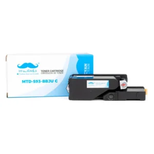 Moustache Compatible Dell 593-BBJU H5WFX VR3NV Cyan Toner Cartridge