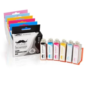 Moustache Compatible Epson T340XL BK/C/M/Y/LC/LM High Yield Ink Cartridge Combo