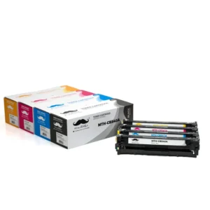 Moustache Compatible HP 125A CB540A CB541A CB542A CB543A BK/C/M/Y Toner Cartridge Combo