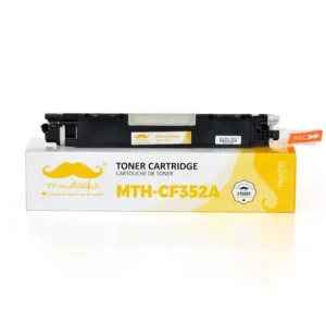 Moustache Compatible HP 130A CF352A Yellow Toner Cartridge