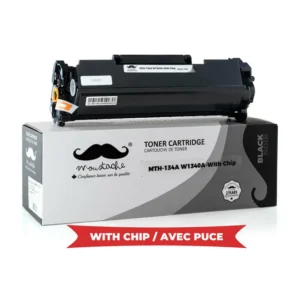 Moustache Compatible HP 134A W1340A Black Toner Cartridge w/Chip
