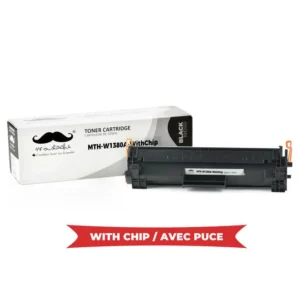 Moustache Compatible HP 138A W1380A Black Toner Cartridge w/Chip