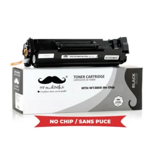 Moustache Compatible HP 138X W1380X Black High Yield Toner Cartridge