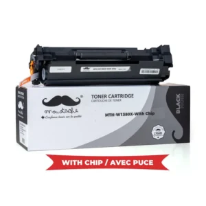 Moustache Compatible HP 138X W1380X Black High Yield Toner Cartridge w/Chip