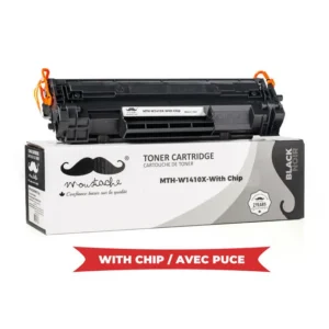 Moustache Compatible HP 141X W1410X Black High Yield Cartridge w/Chip