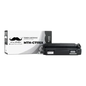 Moustache Compatible HP 15X C7115X Black High Yield Toner Cartridge