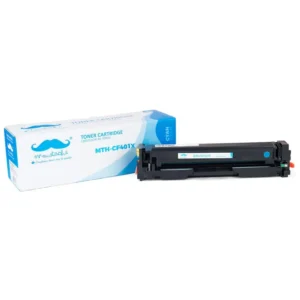 Moustache Compatible HP 201X CF401X Cyan High Yield Toner Cartridge