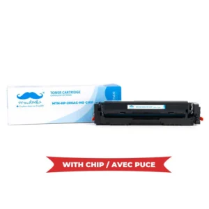 Moustache Compatible HP 206A W2111A Cyan Toner Cartridge w/Chip