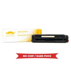 Moustache Compatible HP 206A W2112A Yellow Toner Cartridge