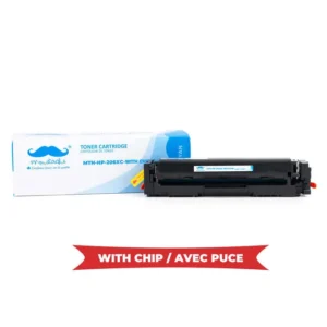 Moustache Compatible HP 206X W2111X Cyan High Yield Toner Cartridge w/Chip