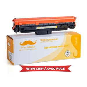Moustache Compatible HP 210A W2102A Yellow Toner Cartridge w/Chip