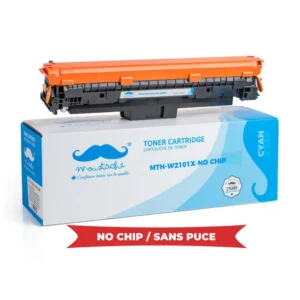 Moustache Compatible HP 210X W2101X Cyan High Yield Toner Cartridge