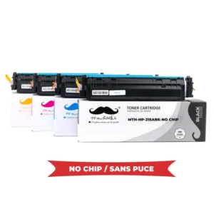 Moustache Compatible HP 215A W2310A W2311A W2312A W2313A BK/C/M/Y Toner Cartridge Combo