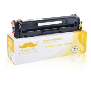 Moustache Compatible HP 218X W2182X Yellow High Yield Toner Cartridge w/Chip
