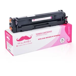 Moustache Compatible HP 218X W2183X Magenta High Yield Toner Cartridge w/Chip