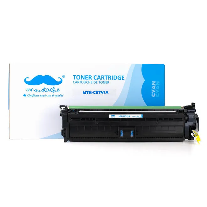 Moustache Compatible HP 307A CE741A Cyan Toner Cartridge