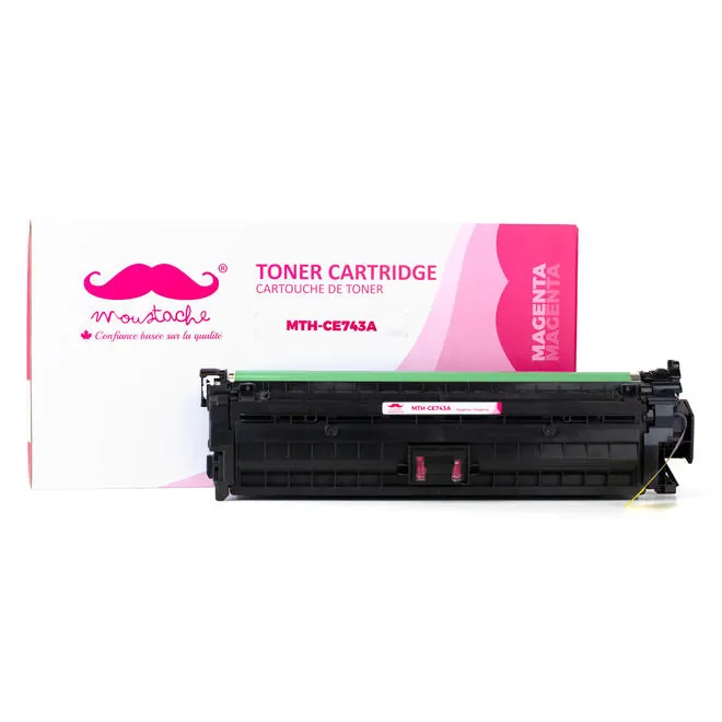 Moustache Compatible HP 307A CE743A Magenta Toner Cartridge