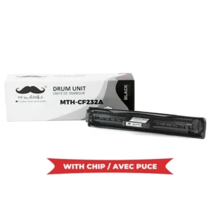 Moustache Compatible HP 32A CF232A Black Drum w/Chip