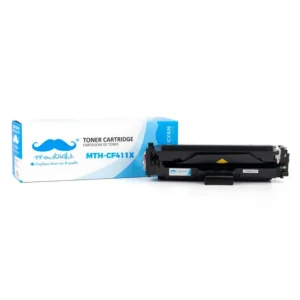 Moustache Compatible HP 410X CF411X Cyan High Yield Toner Cartridge