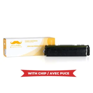 Moustache Compatible HP 414A W2022A Yellow Toner Cartridge w/Chip