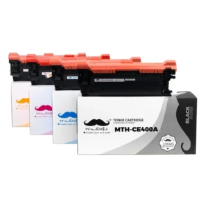 Moustache Compatible HP 507A BK/C/M/Y Toner Cartridge Combo
