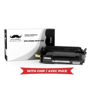 Moustache Compatible HP 58A CF258A Black Toner Cartridge w/Chip