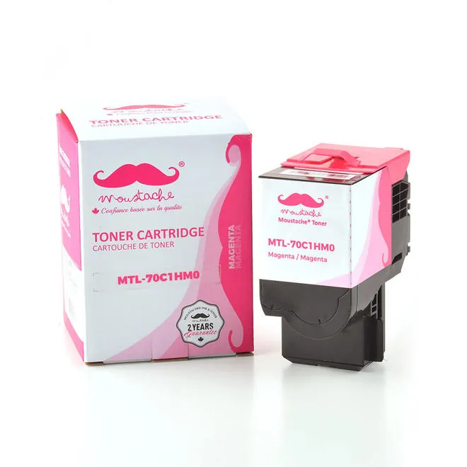 Moustache Compatible Lexmark 70C1HM0 Magenta High Yield Toner Cartridge