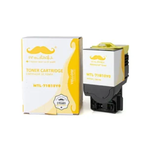 Moustache Compatible Lexmark 71B10Y0 Yellow Toner Cartridge