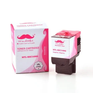 Moustache Compatible Lexmark 80C1HM0 Magenta High Yield Toner Cartridge