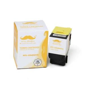 Moustache Compatible Lexmark C540H2YG Yellow High Yield Toner Cartridge