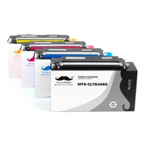 Moustache Compatible Samsung CLT-406S BK/C/M/Y Toner Cartridge Combo