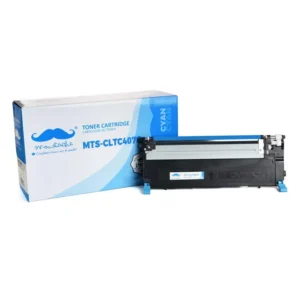 Moustache Compatible Samsung CLT-C407S Cyan Toner Cartridge