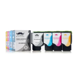 Moustache Compatible Xerox 006R04356 006R04357 006R04358 006R04359 BK/C/M/Y Toner Cartridge Combo w/Chip