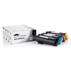 Moustache Compatible Xerox 106R03480 106R03477 106R03478 106R03479 BK/C/M/Y High Yield Toner Cartrige