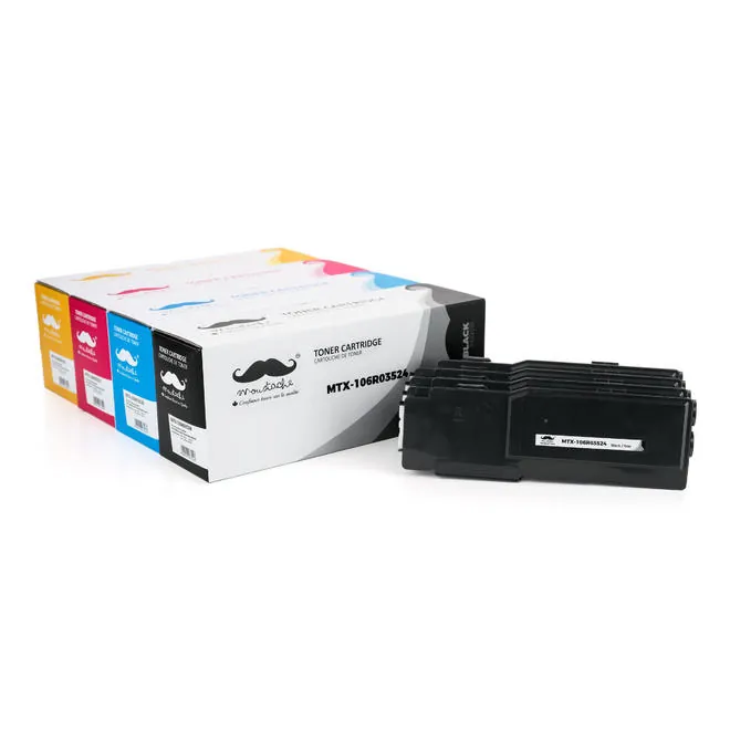 Moustache Compatible Xerox 106R03524 106R03526 106R03527 106R03525 BK/C/M/Y XXL Toner Cartridge Combo