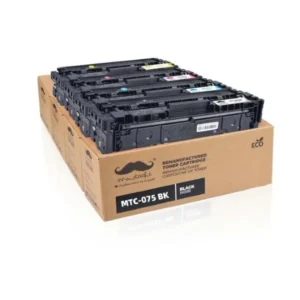 Moustache Remanufactured Canon 075 BK/C/M/Y Toner Cartridge Combo