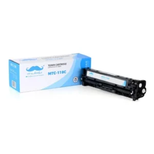 Moustache Remanufactured Canon 118C 2661B001AA Cyan Toner Cartridge