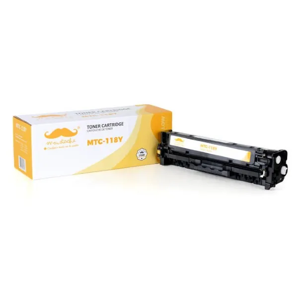 Moustache Remanufactured Canon 118Y 2659B001AA Yellow Toner Cartridge