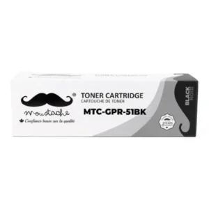 Moustache Remanufactured Canon GPR-51BK 8516B003AA Black Premium Toner Cartridge
