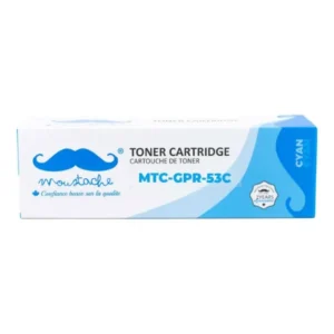 Moustache Remanufactured Canon GPR-53C 8525B003AA Cyan Premium Toner Cartridge