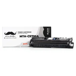 Moustache Remanufactured HP 121A C9700A Black Toner Cartridge