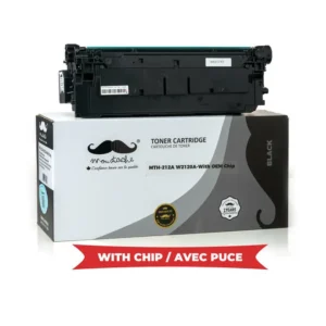 Moustache Remanufactured HP 212A W2120A Black Toner Cartridge w/Chip