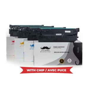 Moustache Remanufactured HP 212X BK/C/M/Y High Yield Toner Cartridge Combo w/Chip