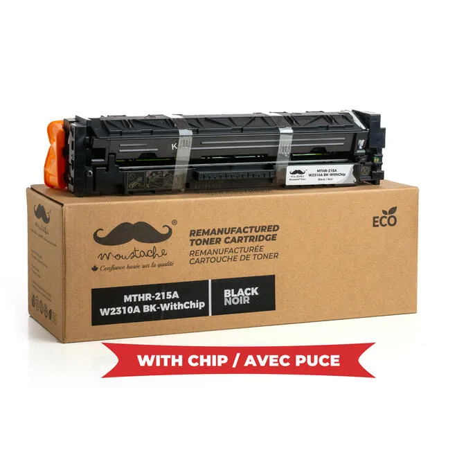 Moustache Remanufactured HP 215A W2310A Black Toner Cartridge w/Chip