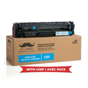 Moustache Remanufactured HP 215A W2311A Cyan Toner Cartridge w/Chip