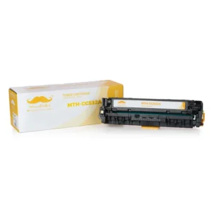 Moustache Remanufactured HP 304A CC532A Yellow Toner Cartridge