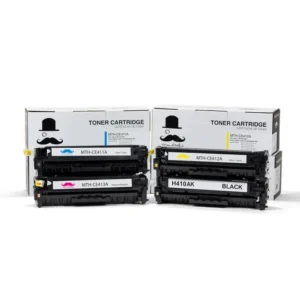 Moustache Remanufactured HP 305A BK/C/M/Y Toner Cartridge Combo