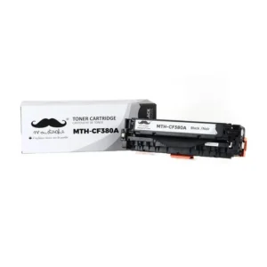 Moustache Remanufactured HP 312A CF380A Black Toner Cartridge